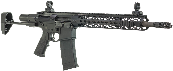 Paratrooper Model Specifications - Saint Edge Ar 15 (700x343), Png Download