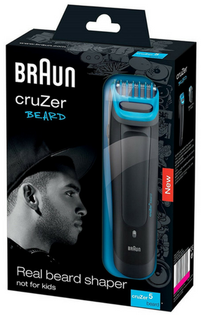 Brand New Braun Cruzer 5 Beard Trimmer Shaver Grooming - Maquina De Cortar Cabelo Braun (500x500), Png Download