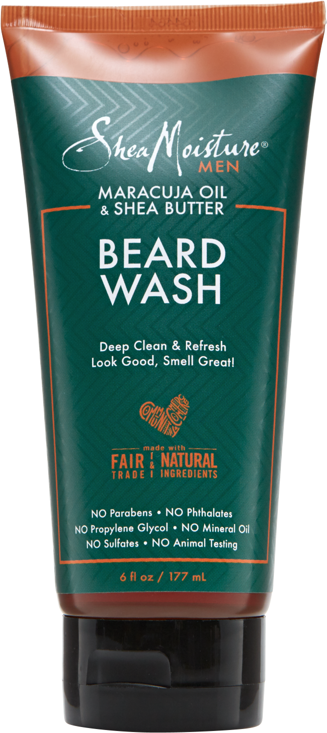 Beard Wash - Shea Moisture Maracuja Oil & Shea Butter Beard (1500x1500), Png Download