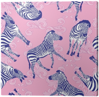 Sketch Seamless Pattern With Wild Animal Zebra Print, - Illustration (400x400), Png Download