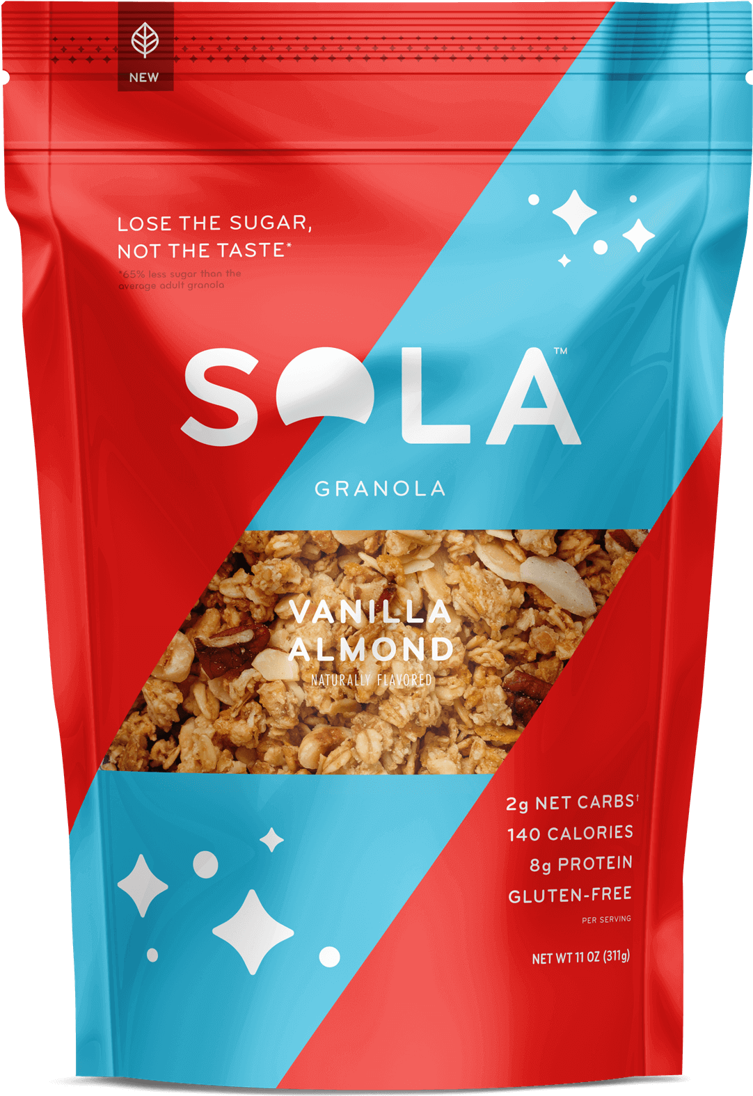 Vanilla Almond Granola - Sola Granola (1091x1580), Png Download