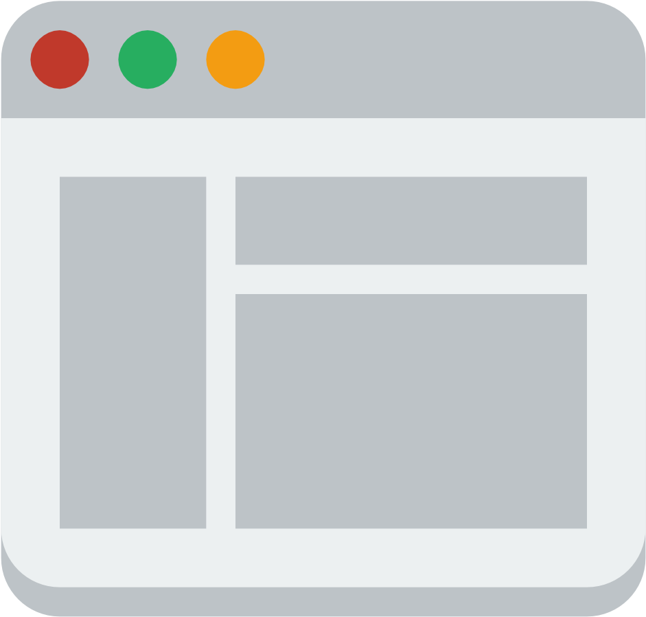 Window Layout Icon - Layout Ico (1024x1024), Png Download