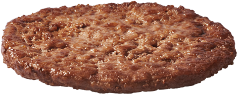 Hamburger Patty - Hamburger Fleisch (468x264), Png Download