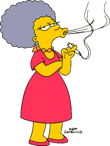 Patty And Selma (375x495), Png Download