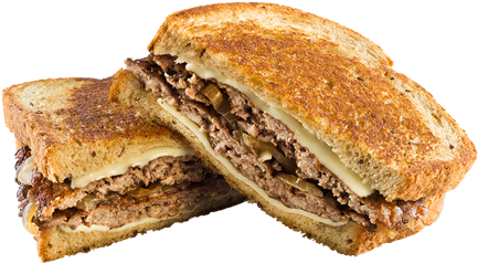 Double Patty Melt - Freddy's Steakburgers Patty Melt (480x306), Png Download