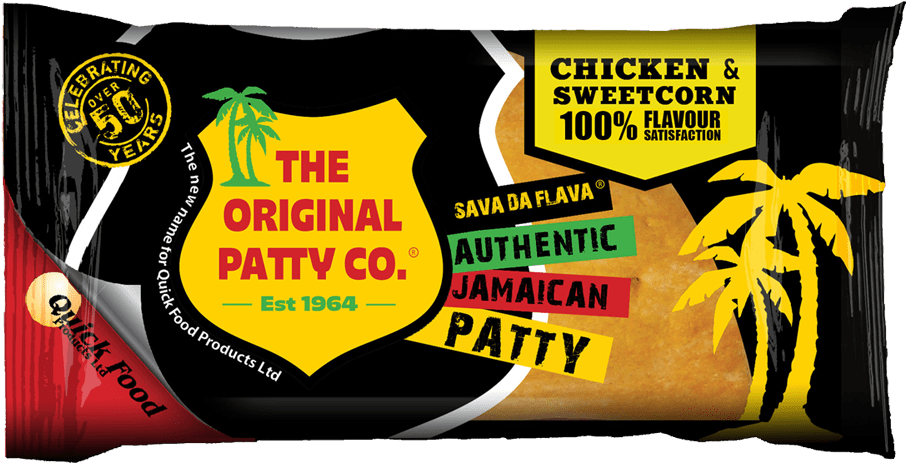 Patty Packet Png For Home Banner Smaller - Jamaican Patty Company (1086x555), Png Download