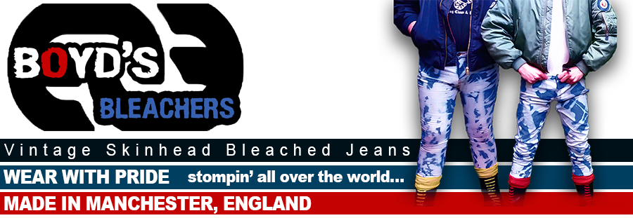 Skinhead Bleached Jeans / Bleachers - Jeans (900x311), Png Download