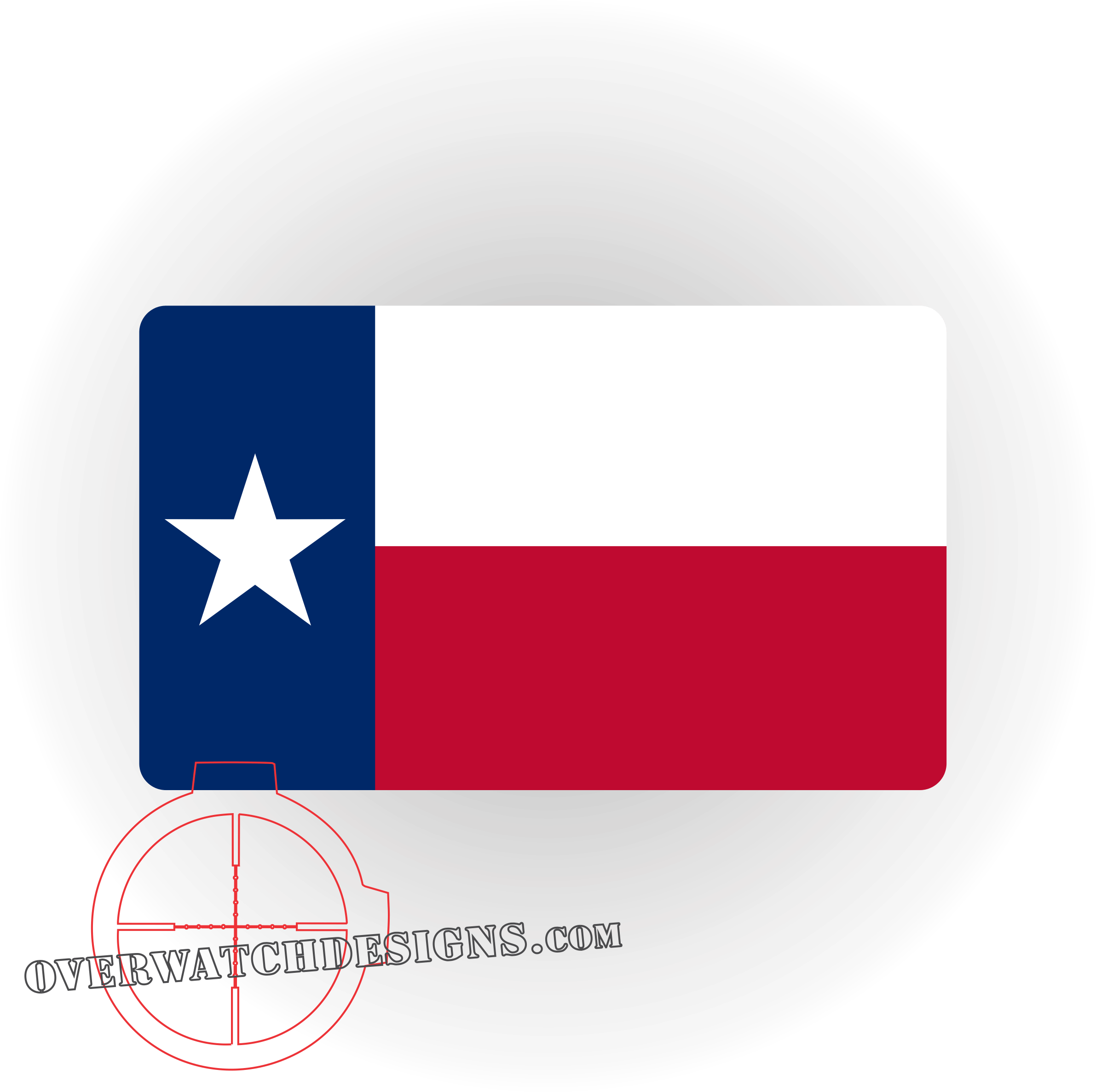 Texas Sticker - Texas Flag Camo (2409x2396), Png Download
