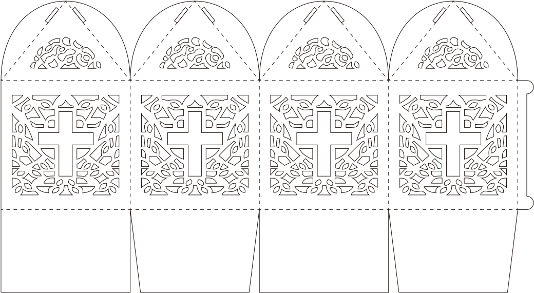 Así Se Ve La Plantilla De La Cajita - Line Art (1111x658), Png Download