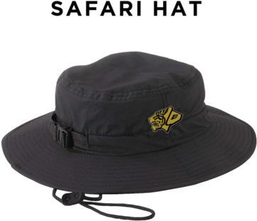 Safari Hat Png Download - Big Accessories 100 Nylon Guide Hat (black) - Custom (404x480), Png Download