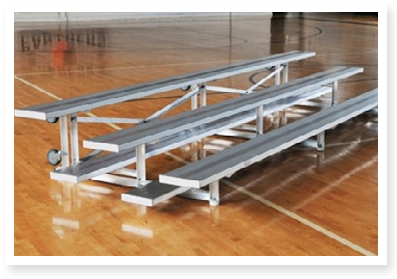 Aluminum Bleacher - Bleacher (400x300), Png Download