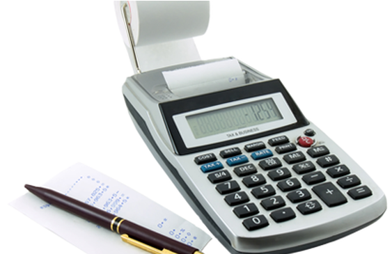 Calculadora - Division De La Contabilidad (602x364), Png Download