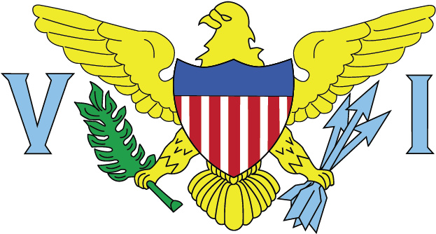 Virgin-islands - Flag Of The United States Virgin Islands (813x542), Png Download