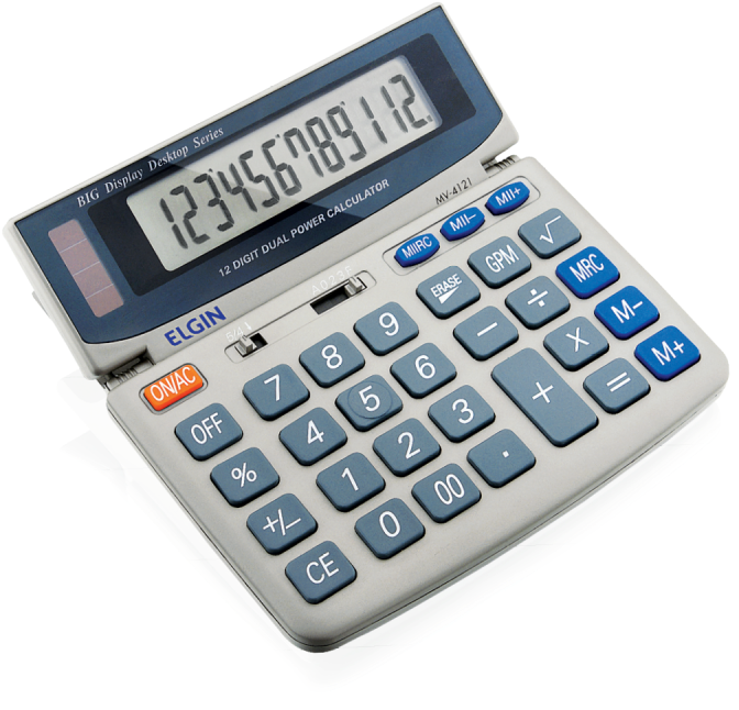 Calculadora Elgin Mv 4121 (1000x1000), Png Download