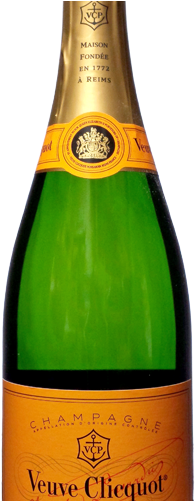 Veuve Clicquot Ponsardin - Veuve Clicquot Brut Champagne - 750 Ml Bottle (450x500), Png Download