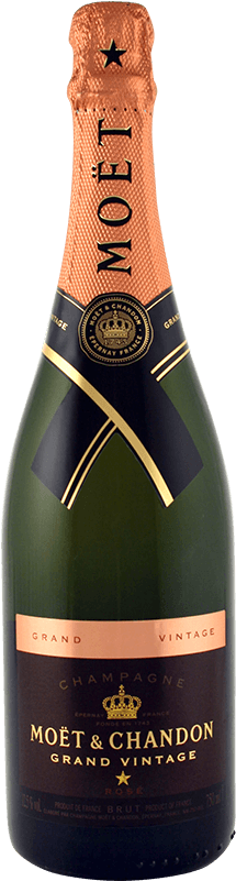 Moet & Chandon Champagne Grand Vintage Rose (646x1000), Png Download