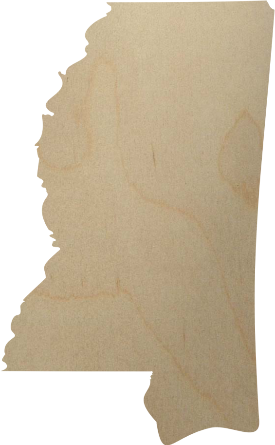 Mississippi State Wood Shape - Mississippi State University (684x912), Png Download