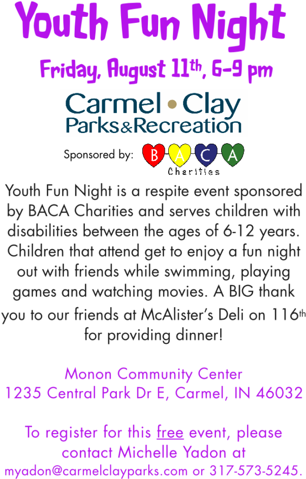 Details - Carmel Clay Parks And Recreation (724x1024), Png Download