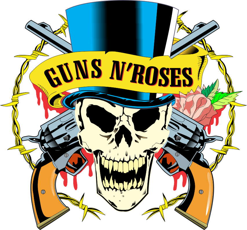 Guns And Roses Hd Png Auto Design Tech - Guns N' Roses (853x795), Png Download