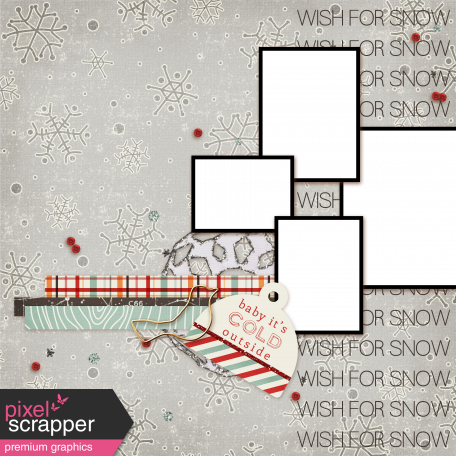 Christmas Quick Pages Kit - Floor Plan (456x456), Png Download