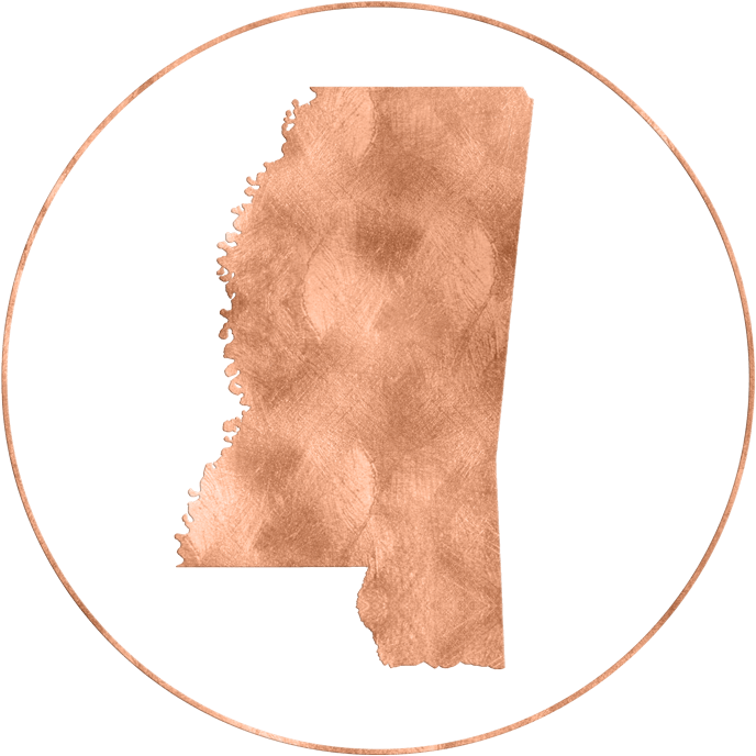 Outline Of The State Of Mississippi - Mississippi (750x750), Png Download