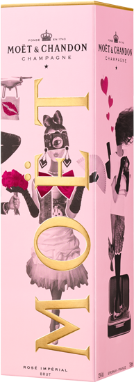 Moet And Chandon Champagne - Moet Chandon Rose Unconventional Love (312x559), Png Download