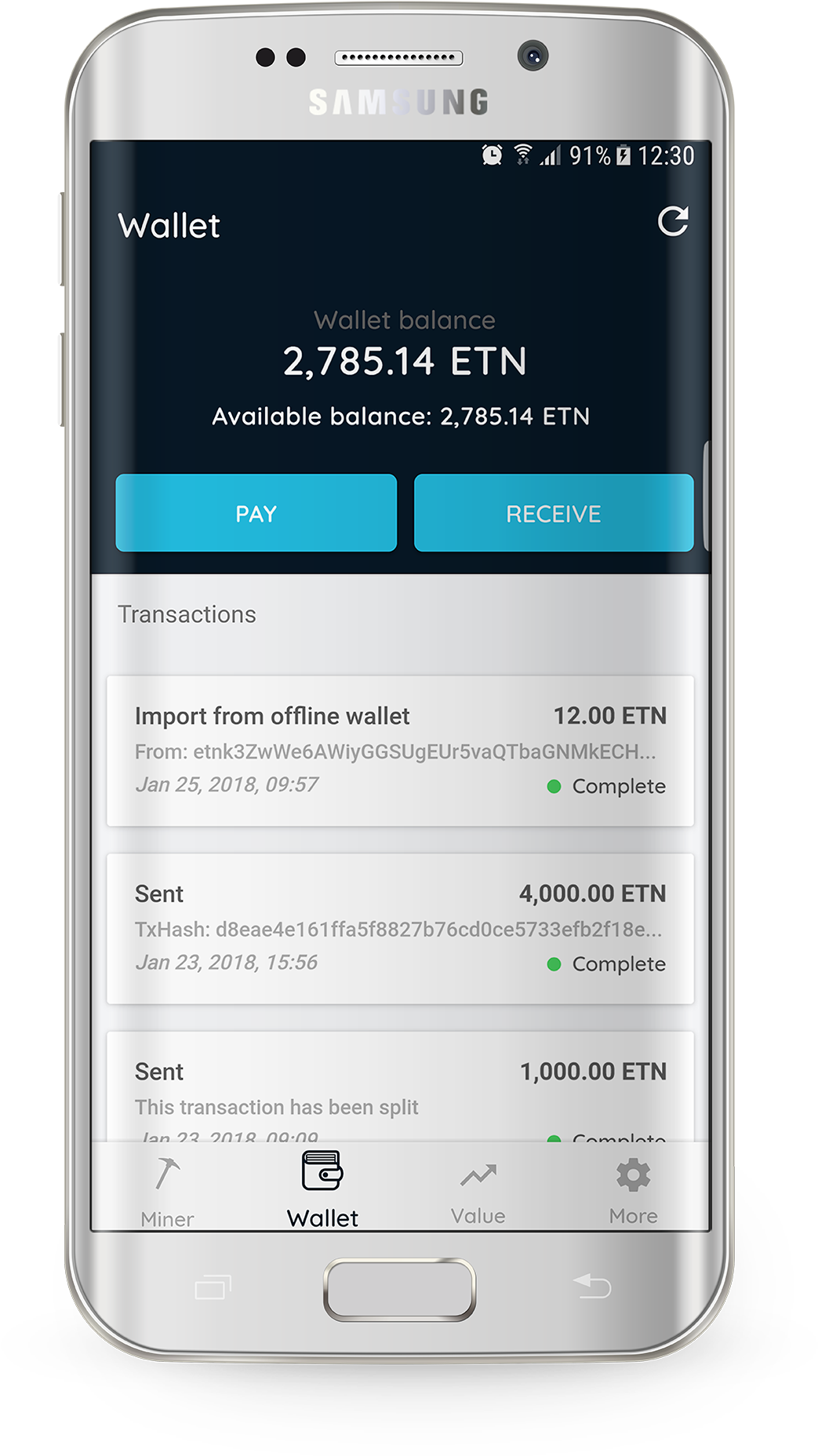 Kyc Launch - Electroneum Miner (1500x1874), Png Download