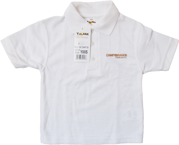 Playera Polo Blanca De Pike - T-shirt (600x723), Png Download