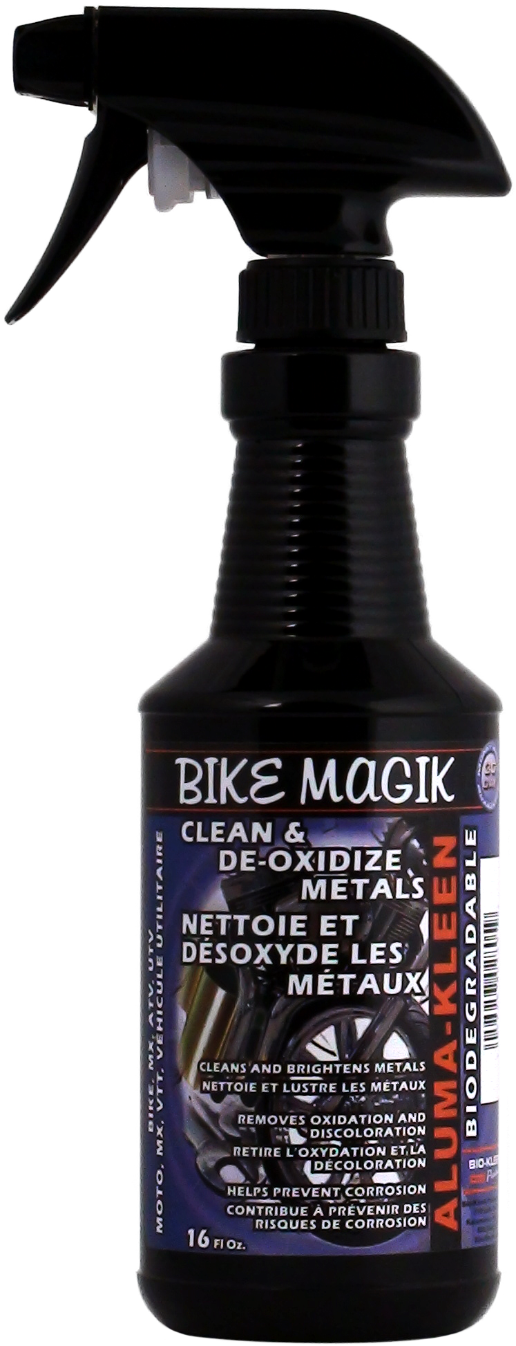 Motorcycle Aluminum Cleaner - Bio-kleen M00105 Aluma Kleen 16oz By Bio-kleen (773x1974), Png Download