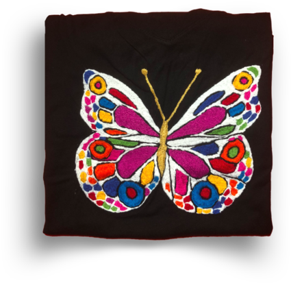 Playera Mariposa Blanca - Butterfly (690x690), Png Download