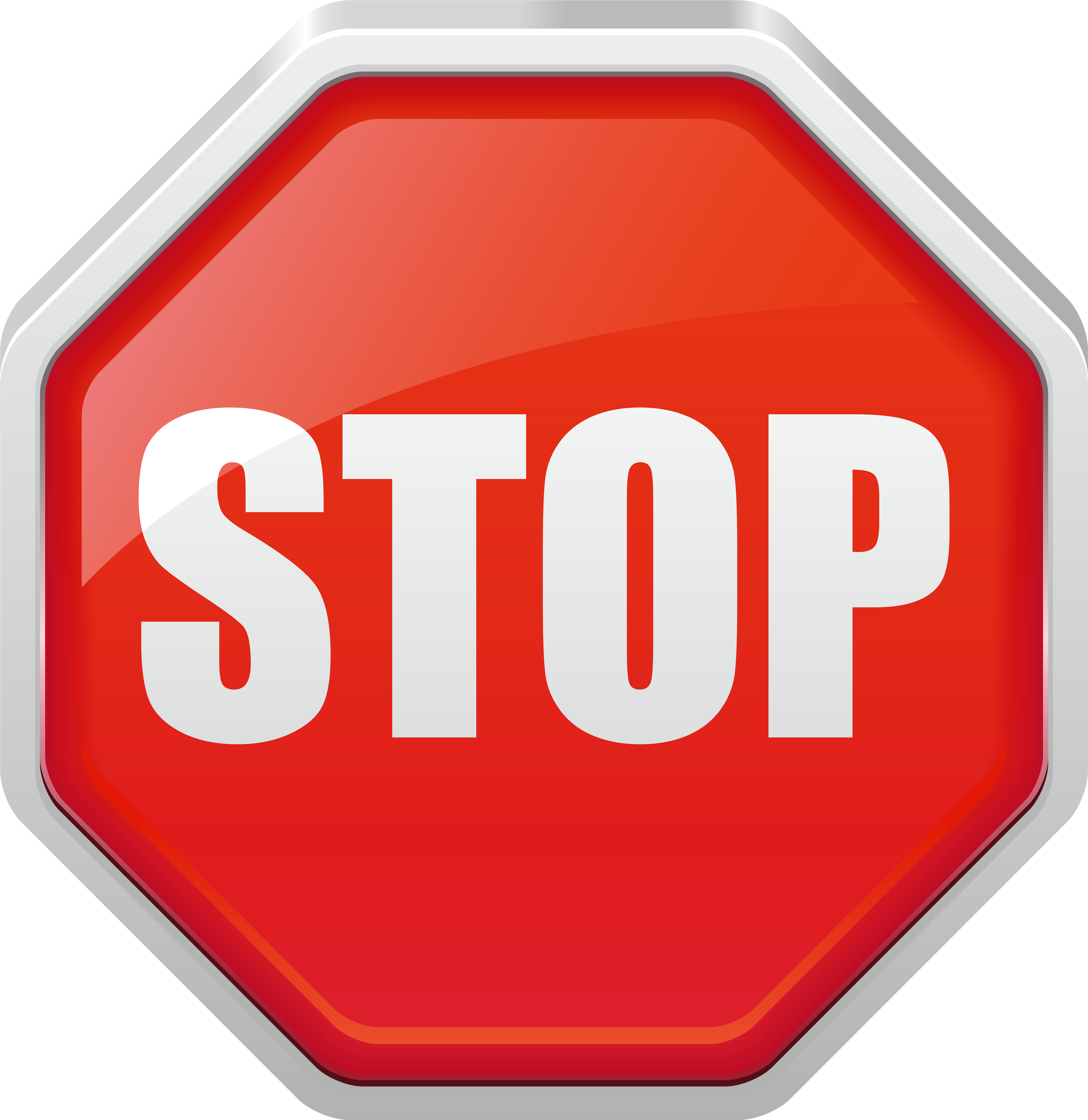 Stop Png Clip Art (7000x7203), Png Download