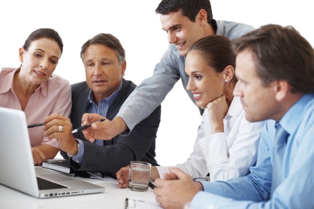 People Working Together Png - Business People Working (1024x682), Png Download