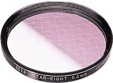 Star-8 - Hoya 82mm 8 Point Star Effect Glass Filter, (457x276), Png Download