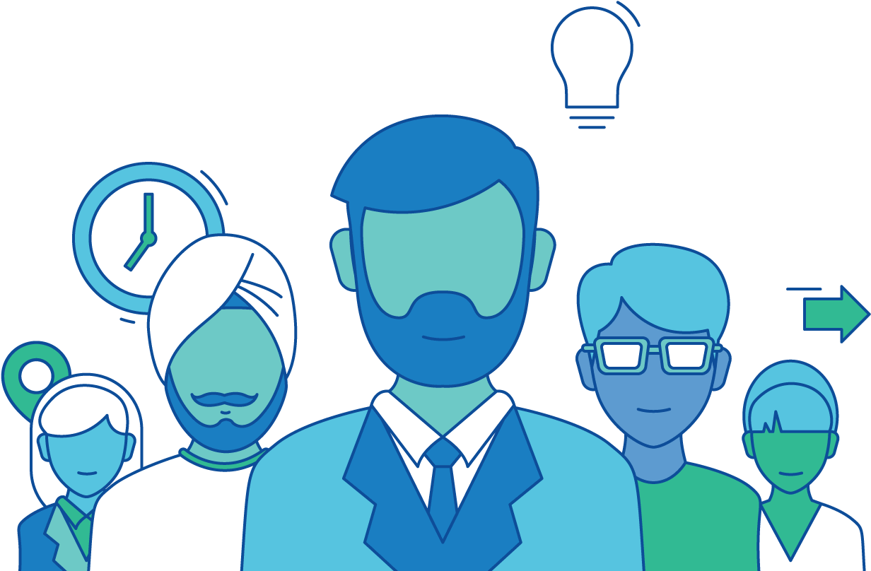 Our People - Cartoon (1240x810), Png Download