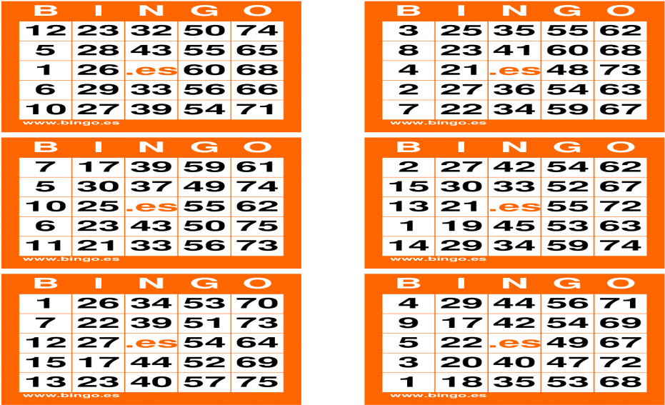 Cartelas De Bingo Prontas (1200x630), Png Download