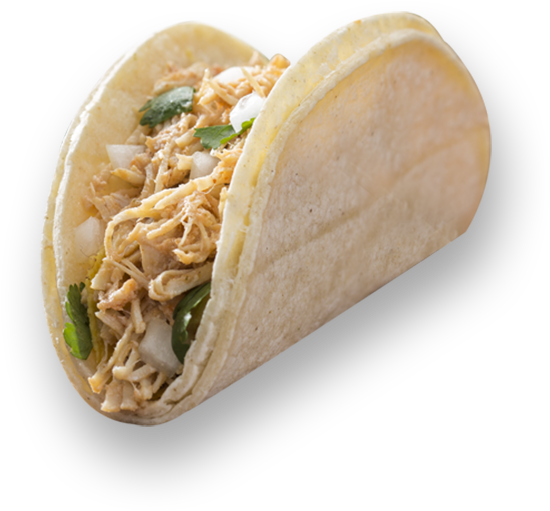 Street Taco - Chicken Taco Png (835x652), Png Download