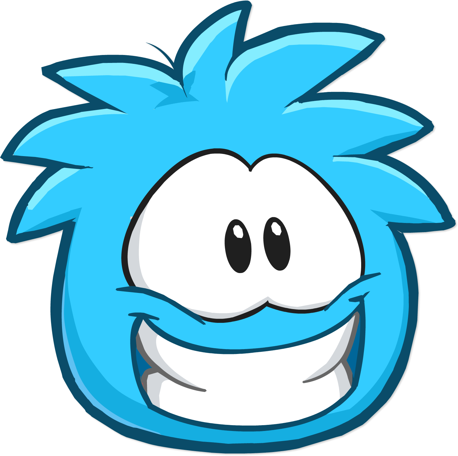 Operation Puffle Post Game Interface Puffe Image Blue - Club Penguin Pets (1499x1493), Png Download