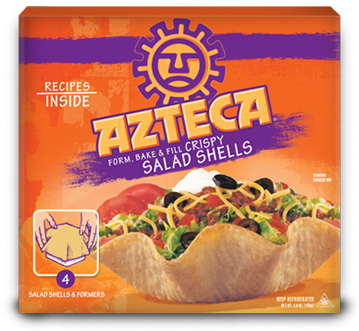 The Taco Salad Will Make America Great Again - Azteca Salad Shells - 4 Shells, 5.5 Oz (358x348), Png Download