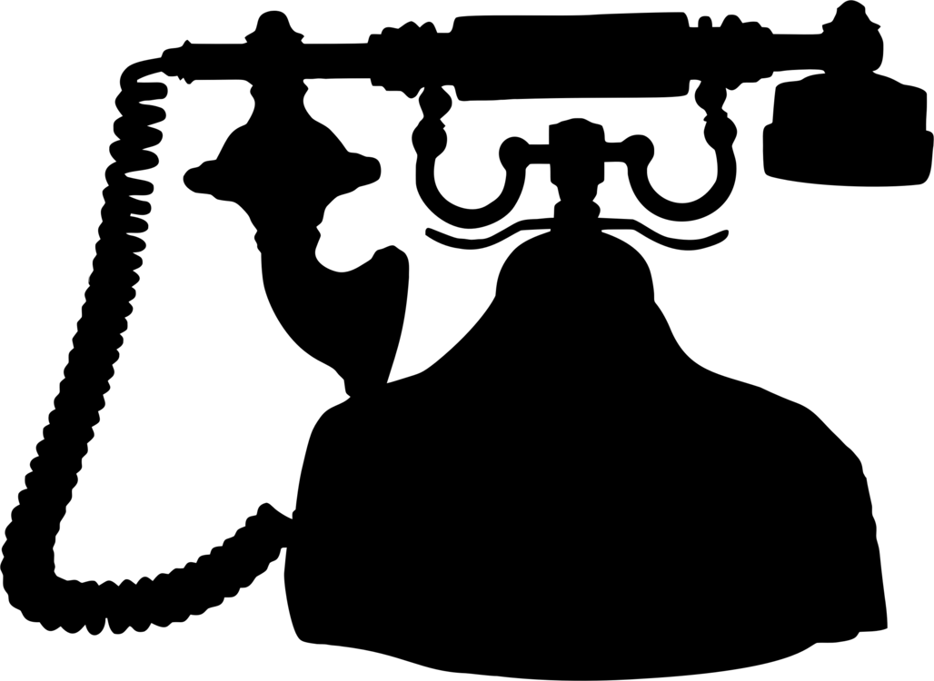 Telephone Mobile Phones Silhouette Dialling Smartphone - Mobile Phone (1028x750), Png Download