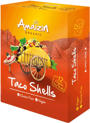 Organic Taco Shells - Amaizin Chili Con Carne (600x547), Png Download