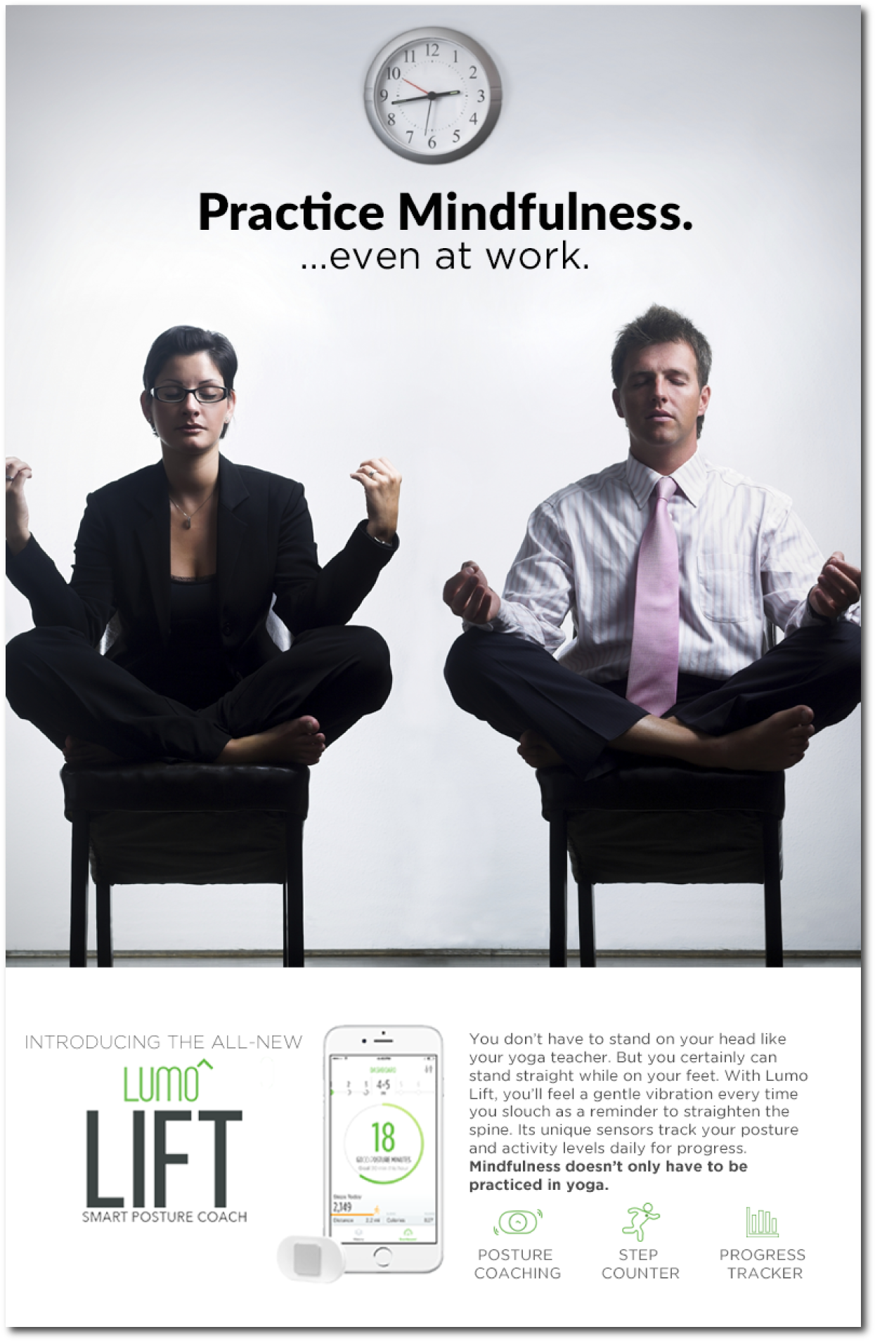 The Ads Are Targeted Toward The Yoga Community, Working - Creating Stress Free Environment (1641x2059), Png Download