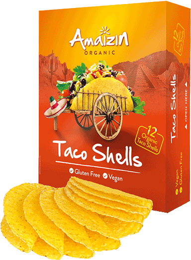 Organic Taco Shells - Amaizin Organic Taco Shells (546x600), Png Download
