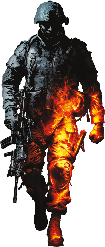 Here Is A Smaller Version - Battlefield Bad Company 2 (500x1000), Png Download