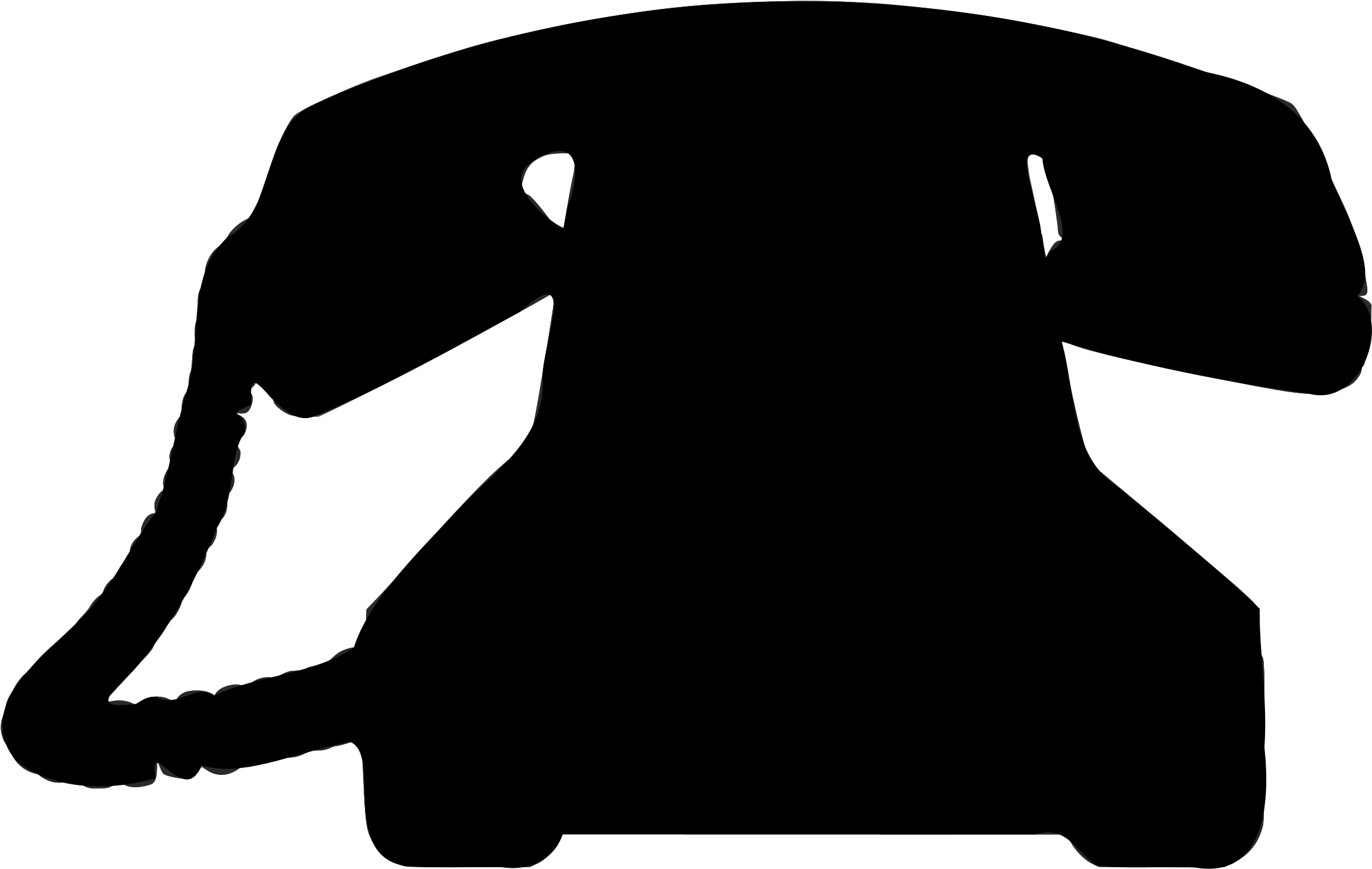 This Free Icons Png Design Of Silhouette Objet 04 (2400x1541), Png Download