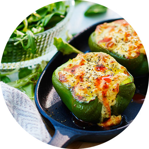 Vegetarian - Bell Pepper (500x500), Png Download