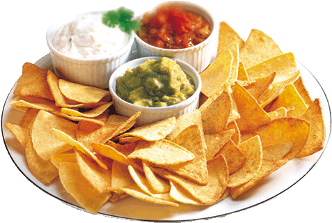 Mission Taco Shells Nacho Chips Round Corn Chips - Fast Food (500x350), Png Download