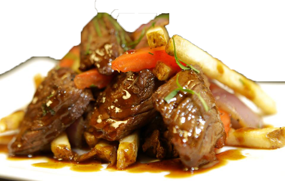 Lomo-saltado - Background De Lomo Saltado (960x609), Png Download