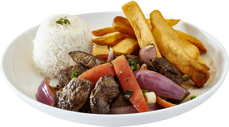 Saltado - Steamed Rice (946x542), Png Download