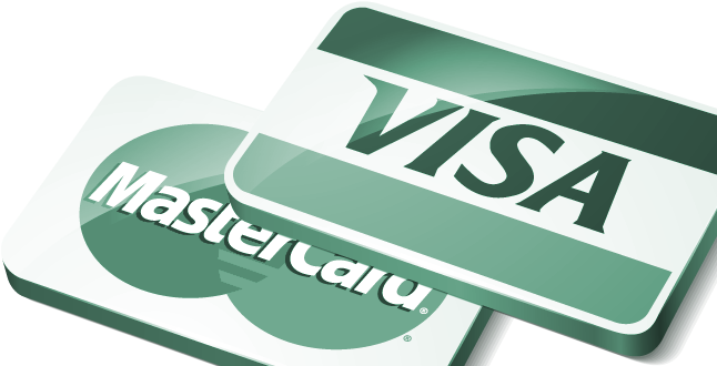 Online Banking Visa Mastercard - Visa And Mastercard Logo Png (714x331), Png Download