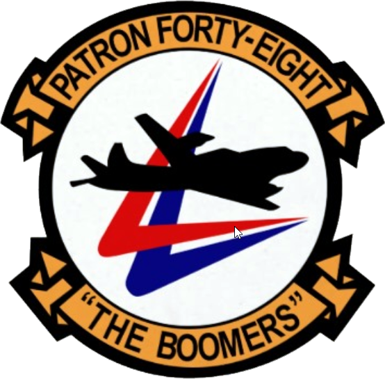 Patrol Squadron 48 Insignia 1980s - Vaw 78 (554x545), Png Download
